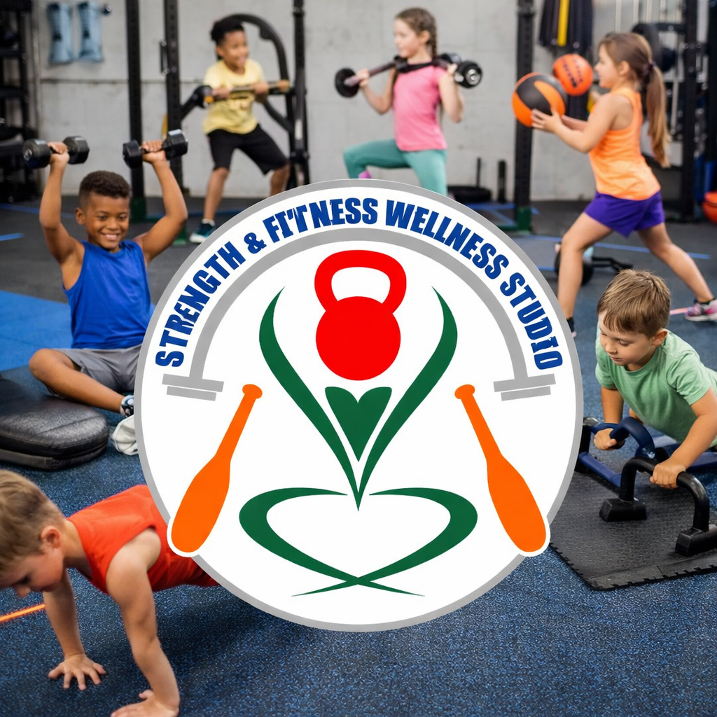 kids in action at wellness studio